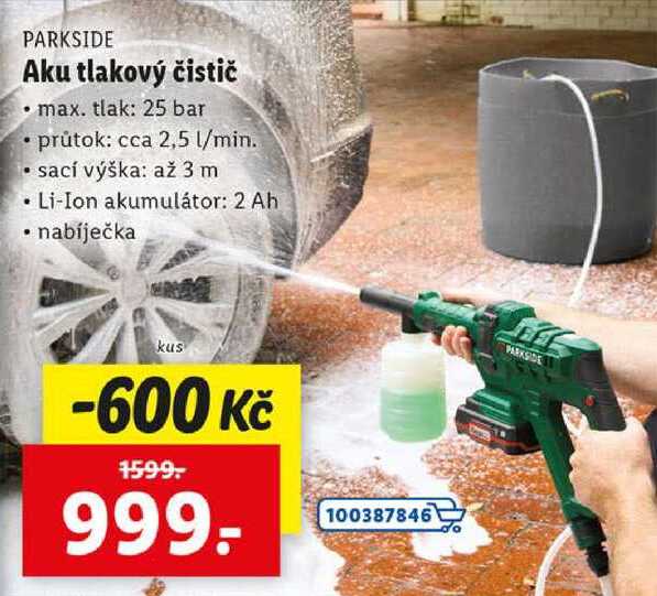 Aku tlakový čistič 