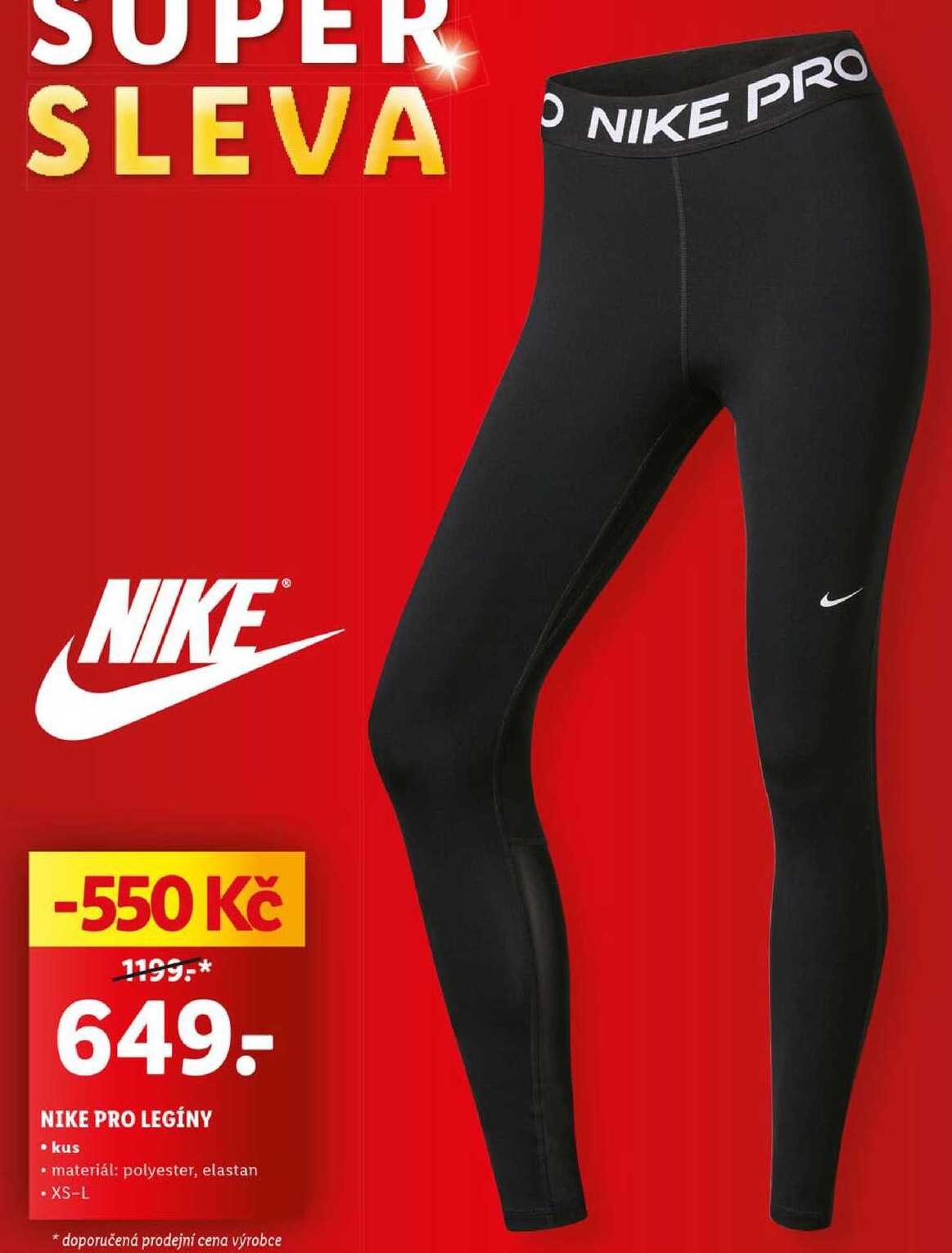 NIKE PRO LEGÍNY