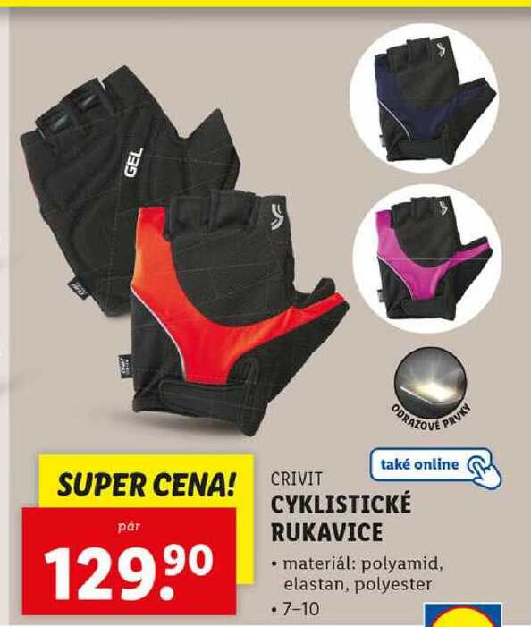 CYKLISTICKÉ RUKAVICE