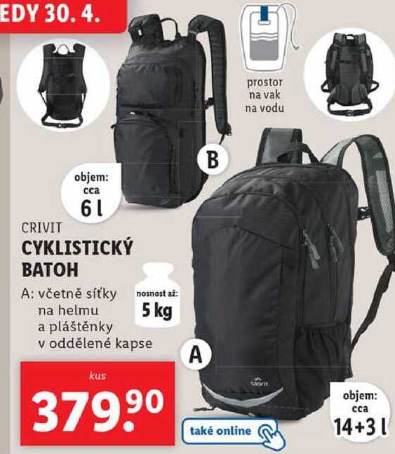 CYKLISTICKÝ BATOH 