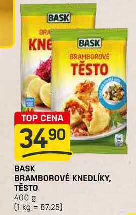 BASK BRAMBOROVÉ KNEDLÍKY, TĚSTO 400 g 