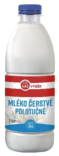 VÁŠ VÝBĚR Čerstvé mléko, 100 ml