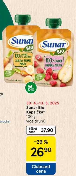 Sunar Bio Kapsička, 100 g. více druhů 