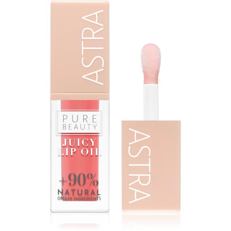 Astra Make-up Pure Beauty Juicy Lip Oil vyživující lesk na rty odstín 01 Peach 5 ml