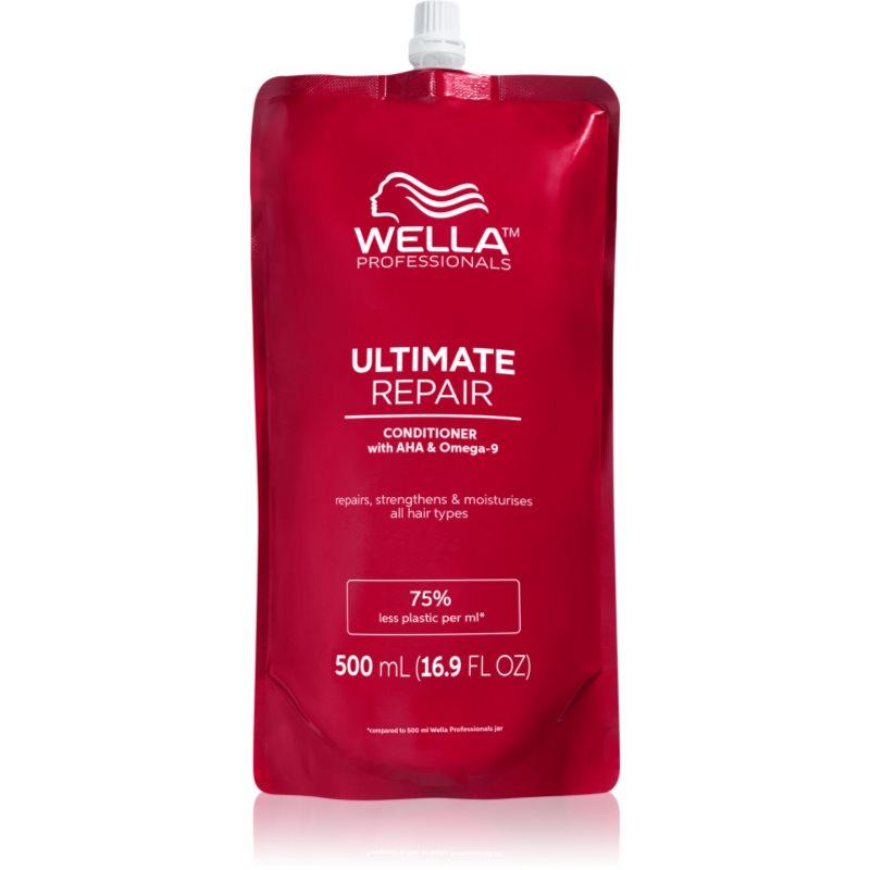 Wella Professionals Ultimate Repair Conditioner hydratační kondicionér pro poškozené a barvené vlasy náhradní náplň 500 ml