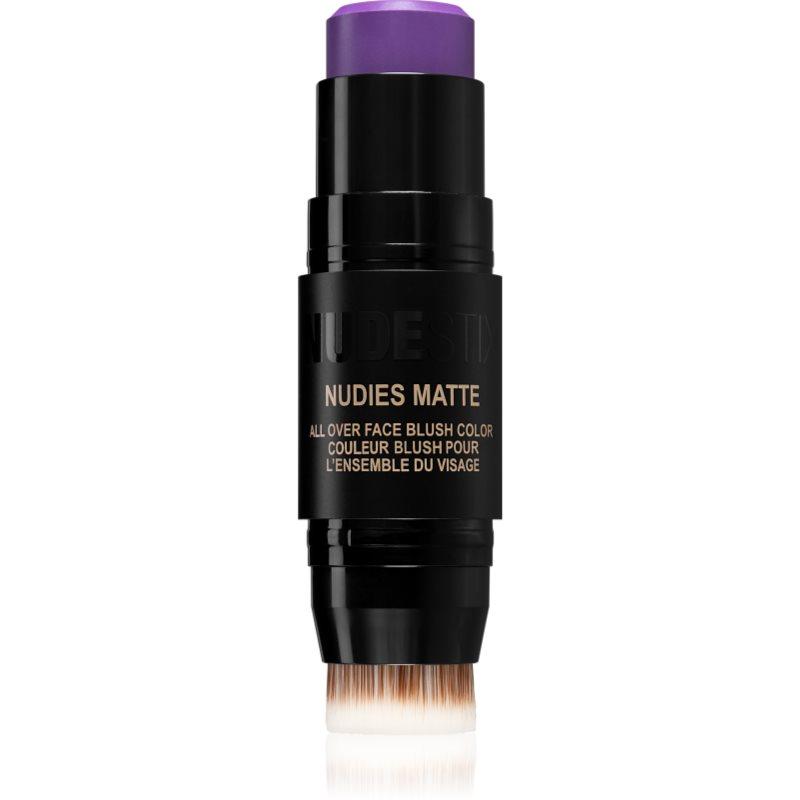 Nudestix Nudies Matte multifunkční tužka na oči, rty a tváře odstín Moodie Blu 7 g