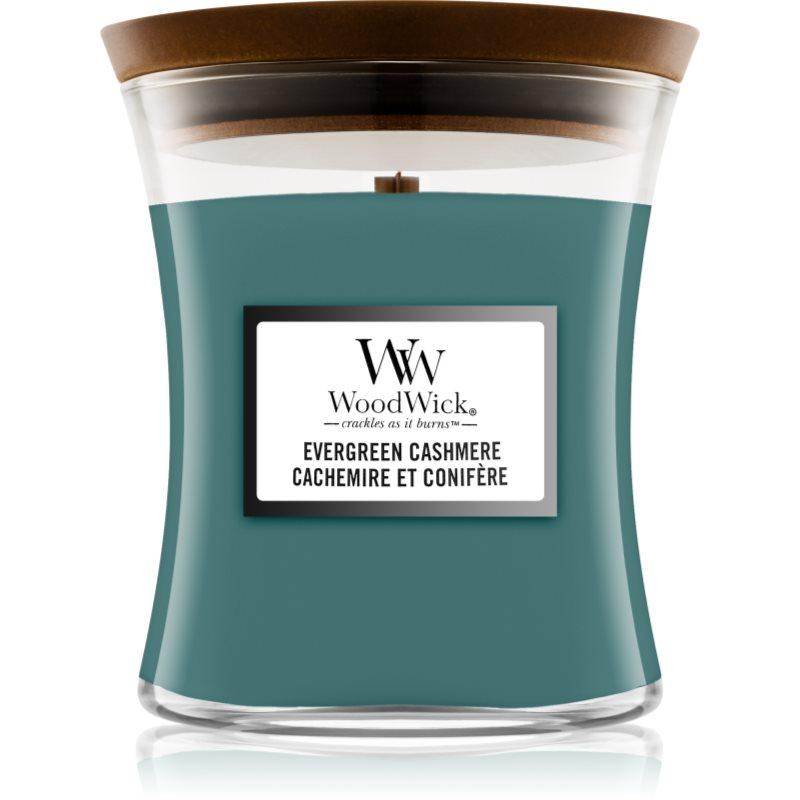 Woodwick Evergreen Cashmere vonná svíčka 275 g