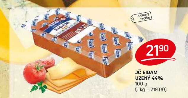JČ EIDAM UZENÝ 44% 100g