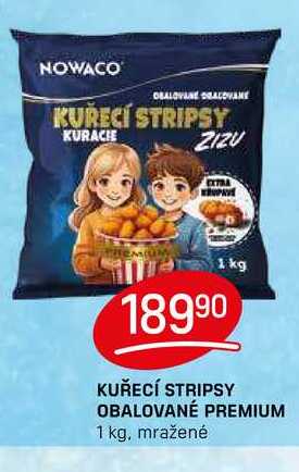 KUŘECÍ STRIPSY OBALOVANÉ PREMIUM 1 kg
