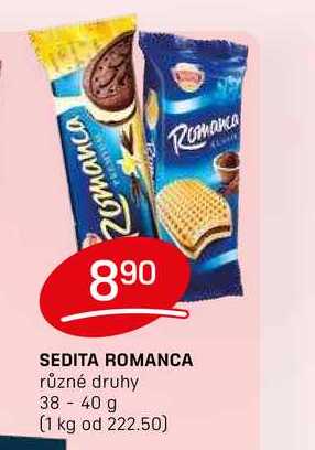 SEDITA ROMANCA různé druhy 38-40 g 