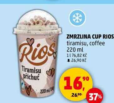 ZMRZLINA CUP RIOS tiramisu, coffee, 220 ml 