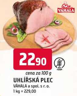 UHLÍŘSKÁ PLEC 100g
