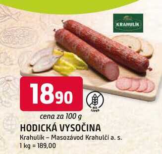 HODICKÁ VYSOČINA 100 g