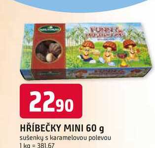 HŘÍBEČKY MINI 60 g 