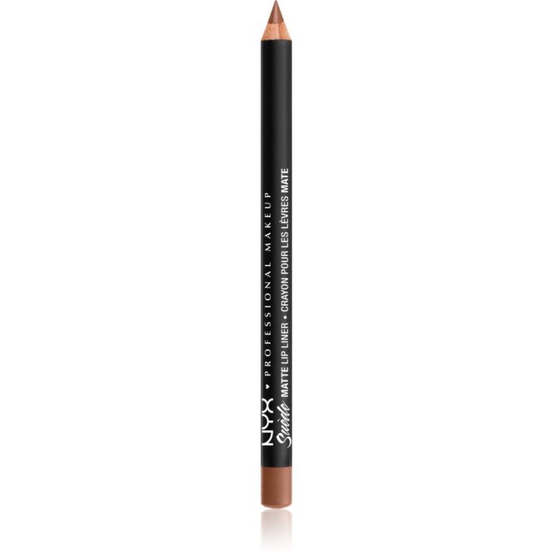 NYX Professional Makeup Suede Matte  Lip Liner matná tužka na rty odstín 04 Soft-Spoken 1 g