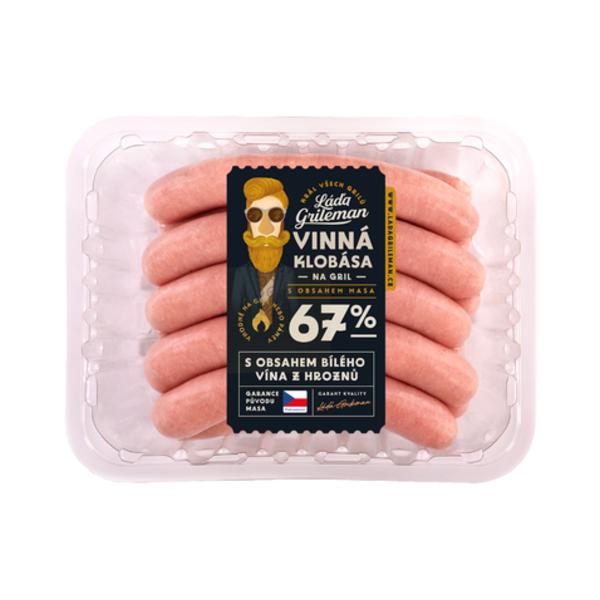 Láďa Grileman Vinná klobása na gril