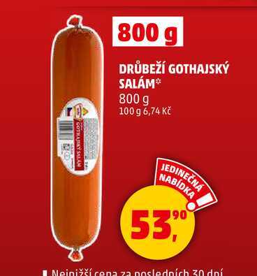 DRŮBEŽÍ GOTHAJSKÝ SALÁM, 800 g 
