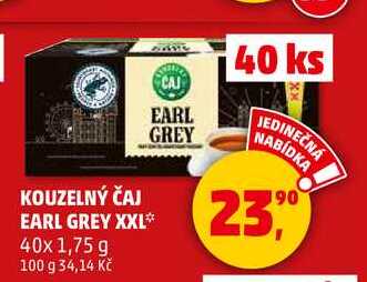 KOUZELNÝ ČAJ EARL GREY XXL, 40x1,75 g 