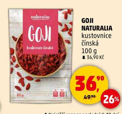 GOJI NATURALIA kustovnice čínská, 100 g 