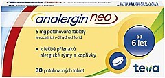 Analergin neo, 5 mg 30 potahovaných tablet