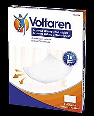 Voltaren 1× denně 140 mg léčivá náplast 5 ks