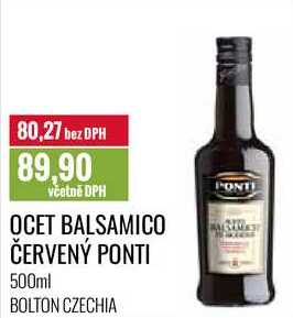 OCET BALSAMICO ČERVENÝ PONTI 500ml 