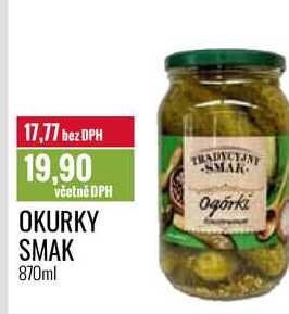 OKURKY SMAK 870ml