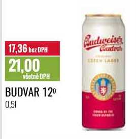 BUDVAR 12° 0,5l
