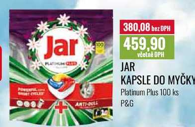 JAR KAPSLE DO MYČKY 100 ks 