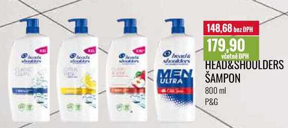 HEAD & SHOULDERS ŠAMPON 800 ml 