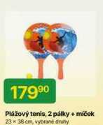 Plážový tenis, 2 pálky + miček 2338 cm, vybrané druhy  