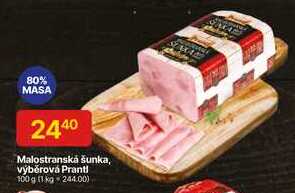 Malostranska šunka, výběrová 100 g 