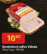 Sendvičový nářez Váhala 100 g