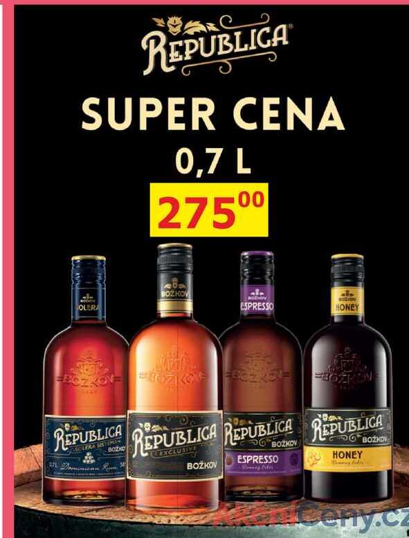 Božkov Republica Exclusive 0,7l 0.7l