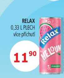 RELAX 0,33 L PLECH
