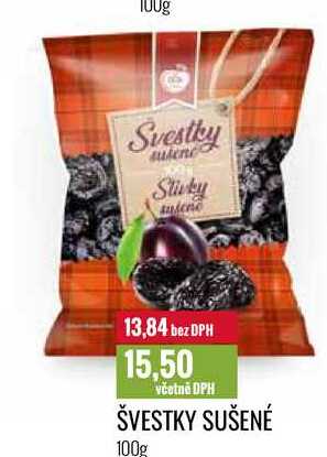 ŠVESTKY SUŠENÉ 100g 