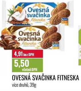 OVESNÁ SVAČINKA FITNESKA 39g 