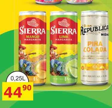 SIERRA MANGO MARGARITA 0,25L