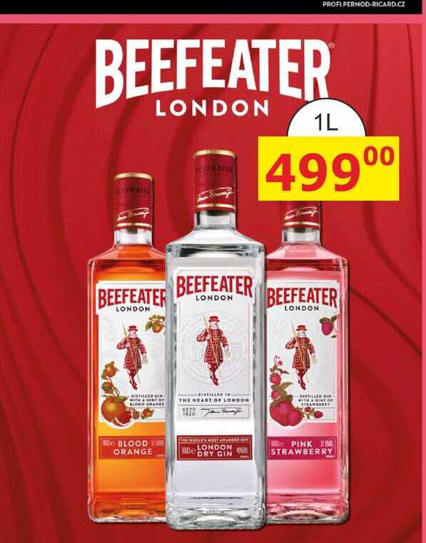 BEEFEATER LONDON BLOOD ORANGE 1l