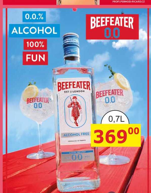 BEEFEATER ALCOHOL FREE 0,7L 