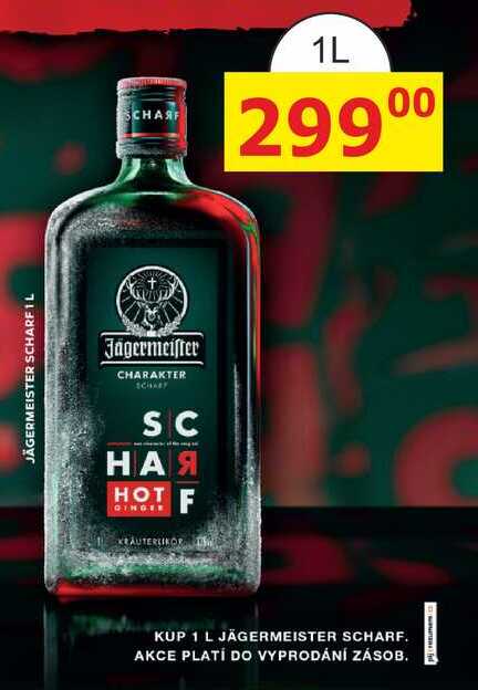 JÄGERMEISTER SCHARF 1L 