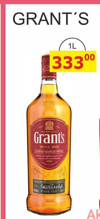 Grant's Triple Wood 1l 40%