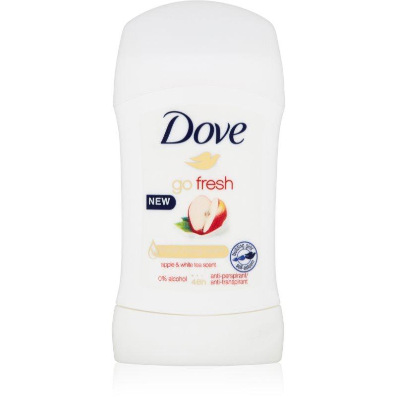 Dove Go Fresh Apple & White Tea tuhý antiperspirant s 48hodinovým účinkem 40 ml