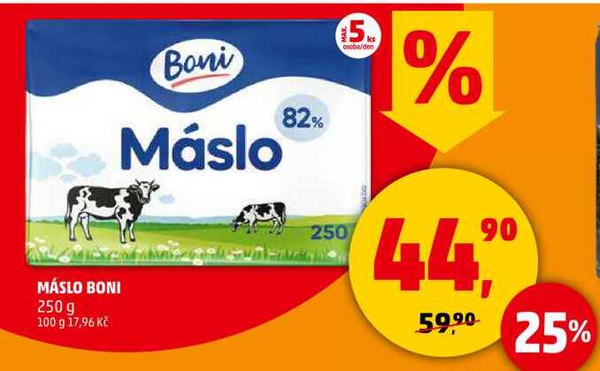 MÁSLO BONI, 250 g 