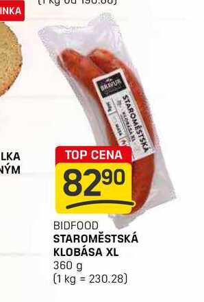 STAROMĚSTSKÁ KLOBÁSA XL 360 g 