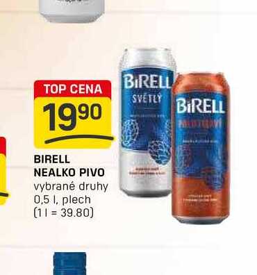 BIRELL NEALKO PIVO vybrané druhy 0,5 1. plech 