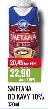 SMETANA DO KÁVY 10% 330ml 