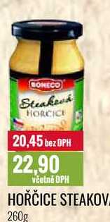 HOŘČICE STEAKOVÁ 260g 