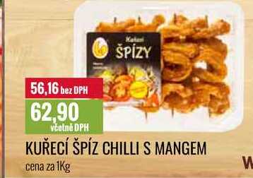 KUŘECÍ ŠPÍZ CHILLI S MANGEM cena za 1Kg