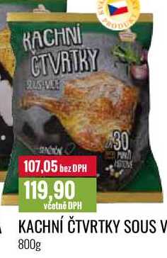KACHNÍ ČTVRTKY SOUS VIDE 800g 